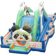 panda inflatable amusement park